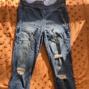 High waisted mom jeans